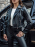 DAMEN ECO-LEDER KURZJACKE – FIGURBETONT STYLISCH